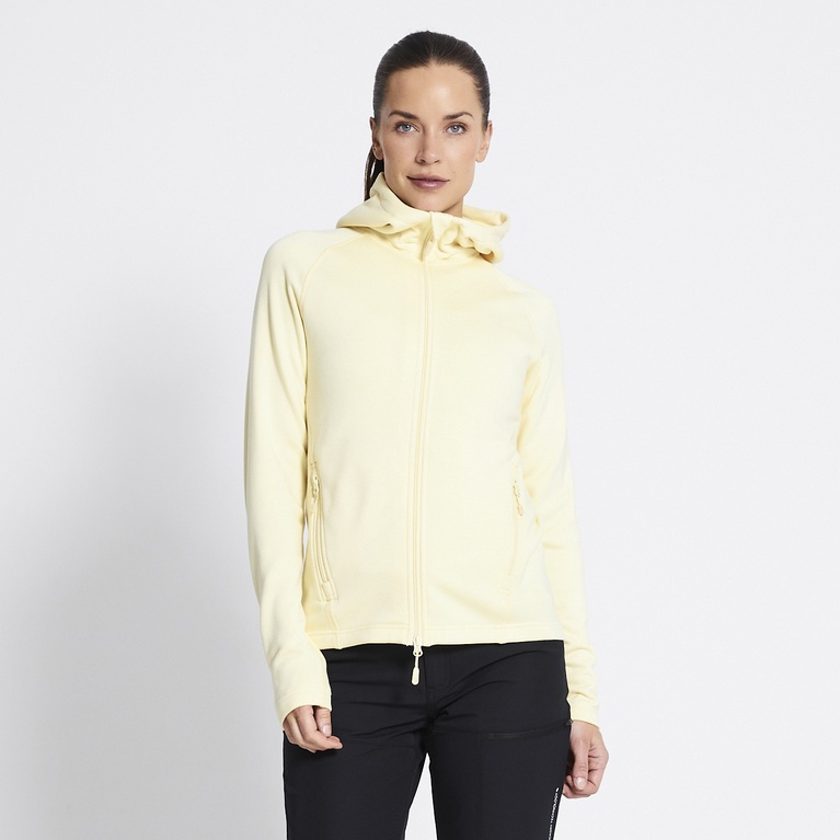 Functional hoodie "Vegby" Light Yellow